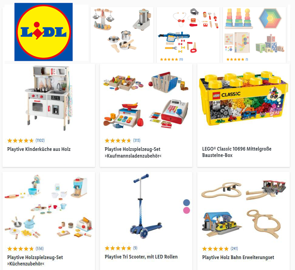 Lidl's wooden toy range is back in stores and prices start from £2